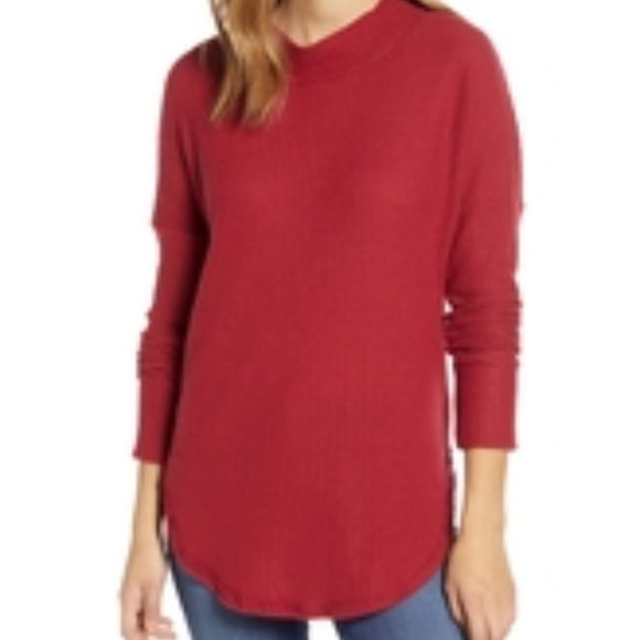 Caslon Tops - Caslon Thermal Knit Tunic Size S